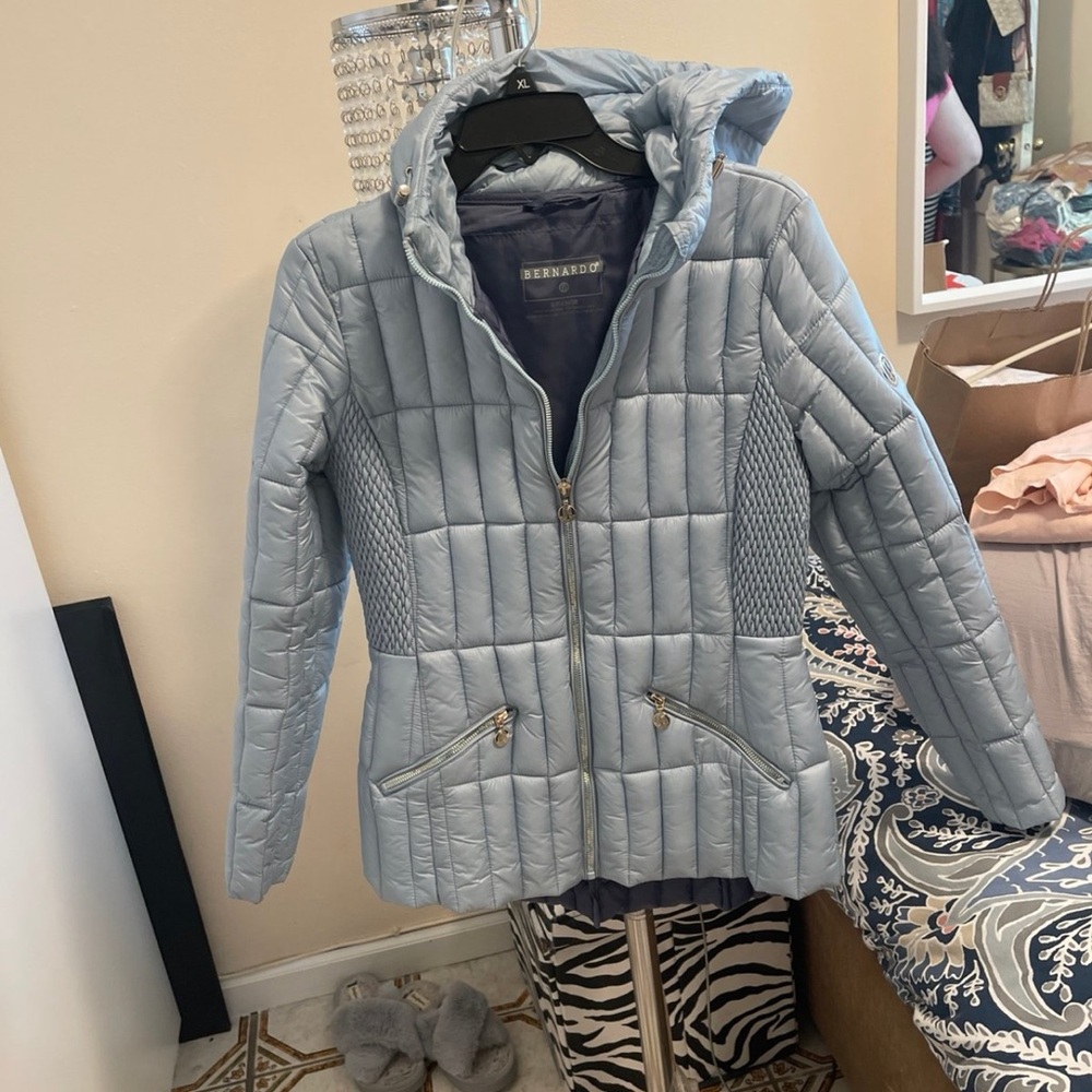 Bernardo Sky Blue Puffer Jacket